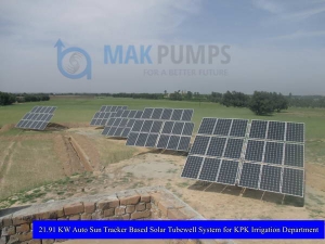 21.91 KW Auto Sun Tracker based Solar Tubewell System for KPK Irrigation Department